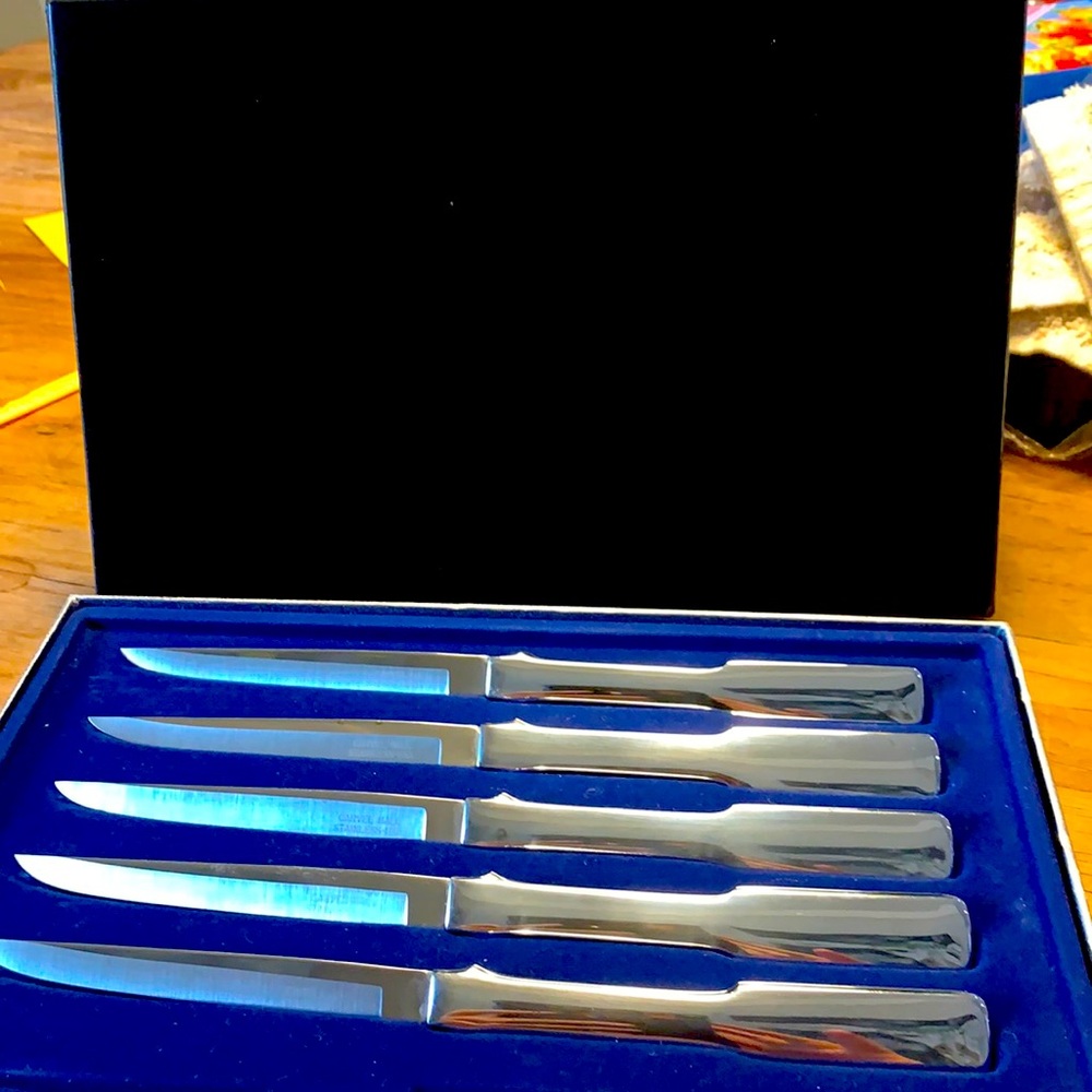 Set of 6 Mid-Century  Steak Knives by Carvel Hall